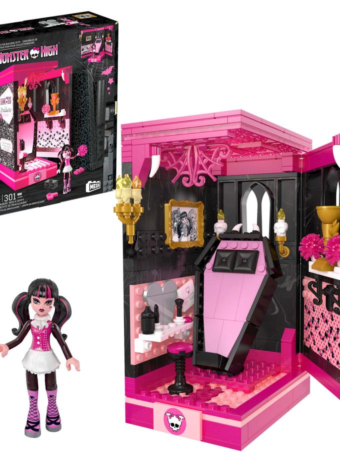 MEGA Monster High Draculaura's Boo-k Crypt Building Toy Kit Best Price