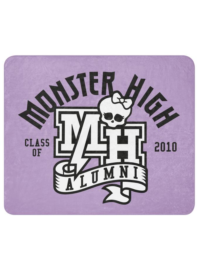 Monster High Alumni Sherpa Blanket Free shipping