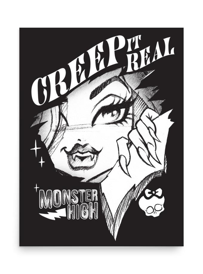 Monster High Creep it Real Poster Free shipping