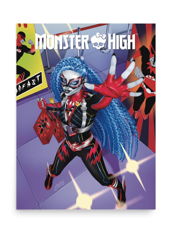 Monster High Deadfast Ghoulia Yelps Convention Poster For Sale