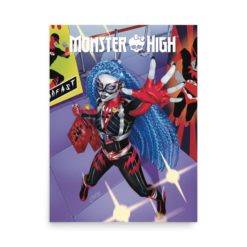 Monster High Deadfast Ghoulia Yelps Convention Poster For Sale