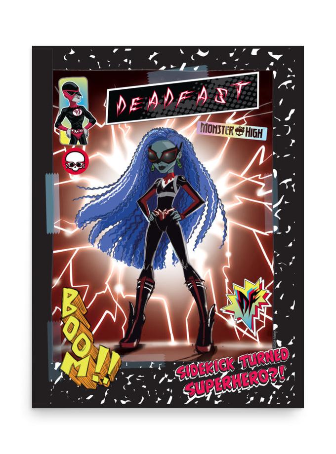 Monster High Deadfast Ghoulia Yelps Lightning Poster Same Day Delivery