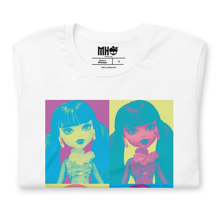 Monster High Draculaura White T-Shirt New Arrival