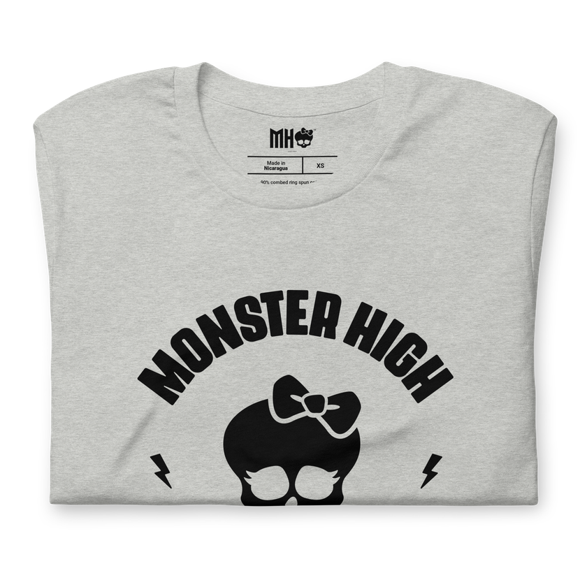 Monster High Fang Club Short Sleeve T-Shirt in Heather Grey High Quality