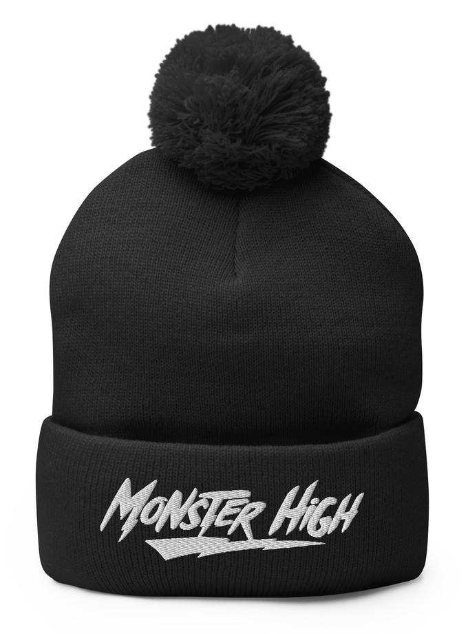 Monster High Logo Pom Pom Beanie Same Day Delivery