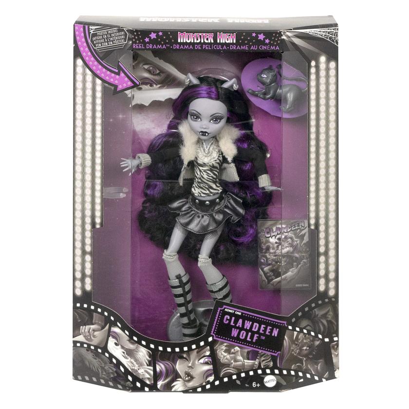 Monster High Reel Drama Clawdeen Wolf Doll Best Seller