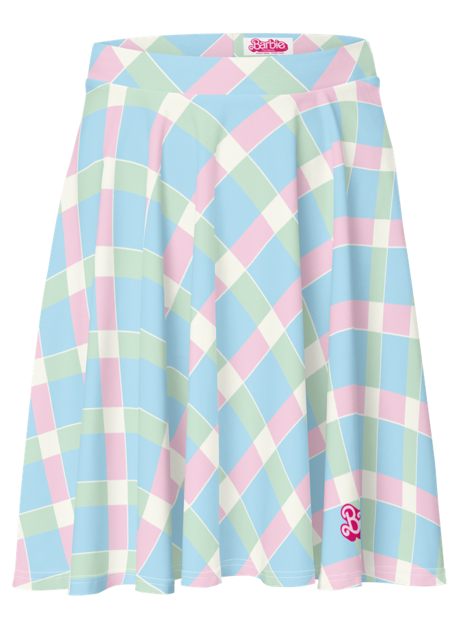 Printed Plaid Barbie Skirt - Barbie the Movie For Sale