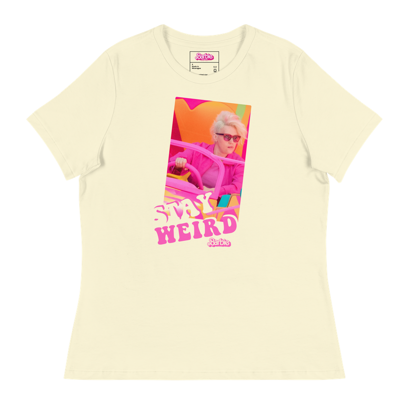 Stay Weird T-shirt – Barbie The Movie Free shipping