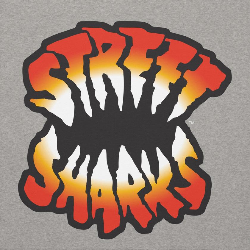 Street Sharks Grey Logo Hoodie For Sale