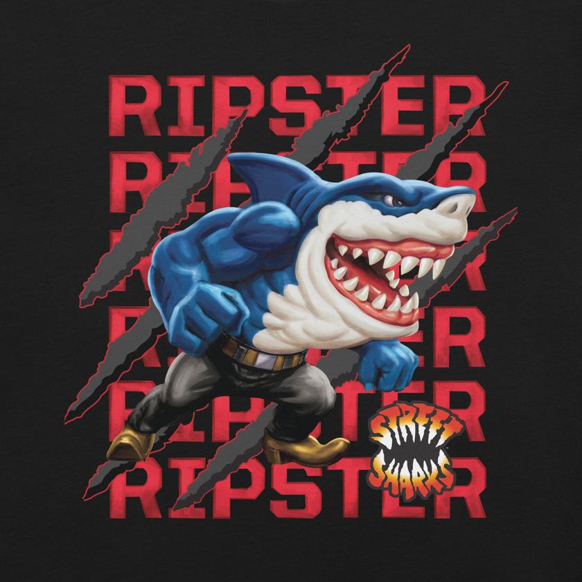 Street Sharks Ripster Slash T-Shirt Best Seller