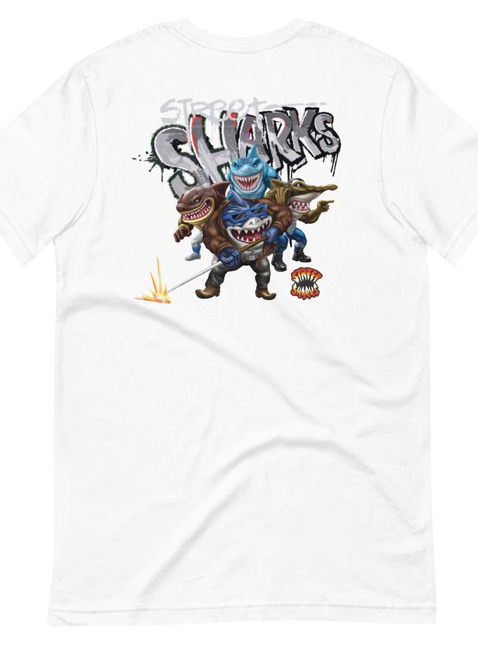 Street Sharks Spray Paint T-Shirt Free shipping