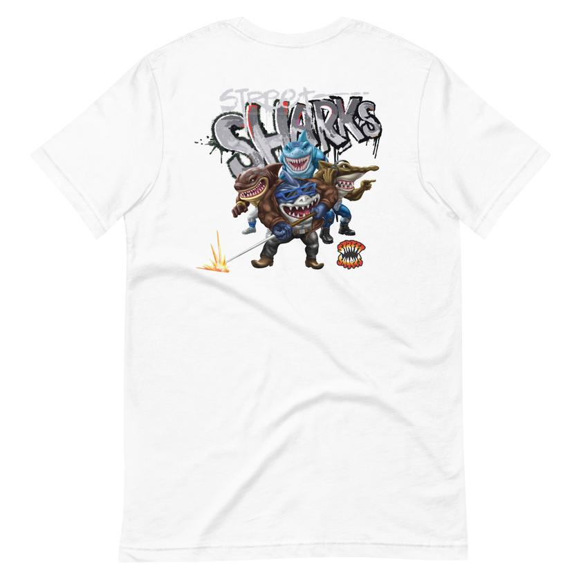 Street Sharks Spray Paint T-Shirt Free shipping