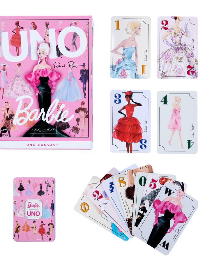 UNO Canvas Barbie Fashion Model Collection Deck High Quality