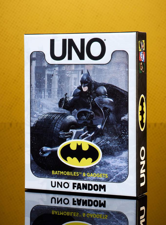 UNO Fandom Batman: Batmobiles & Gadgets Deck High Quality