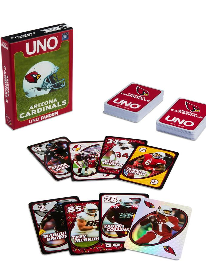 UNO Fandom NFL Arizona Cardinals Game Deck Same Day Delivery