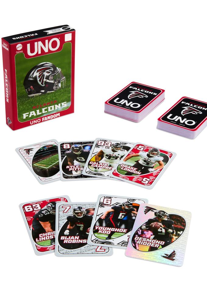 UNO Fandom NFL Atlanta Falcons Game Deck For Sale