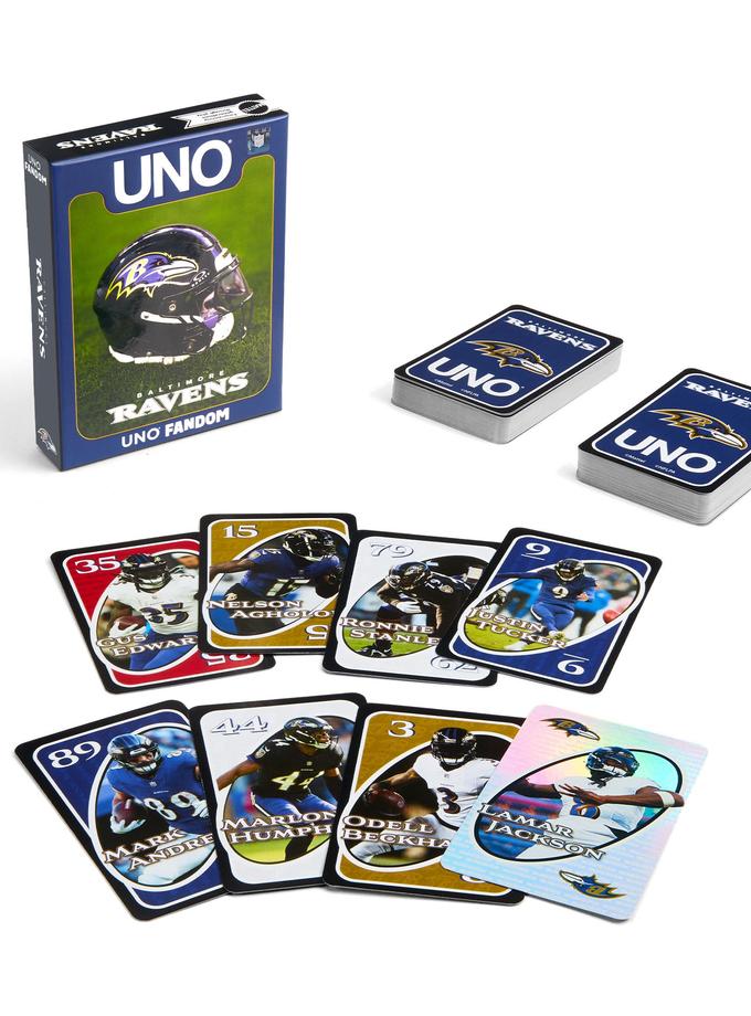 UNO Fandom NFL Baltimore Ravens Game Deck On Sale