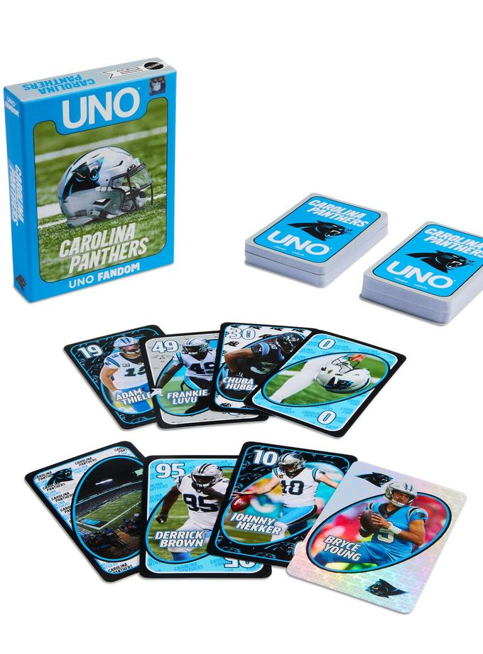 UNO Fandom NFL Carolina Panthers Game Deck For Sale