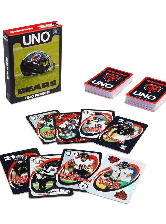 UNO Fandom NFL Chicago Bears Game Deck Best Buy