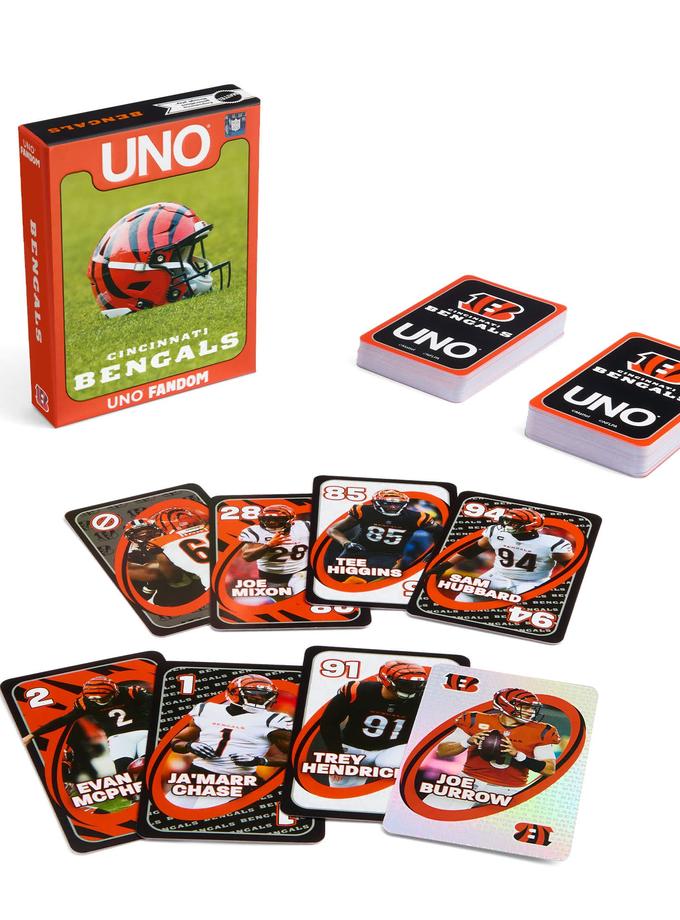 UNO Fandom NFL Cincinnati Bengals Game Deck Best Buy