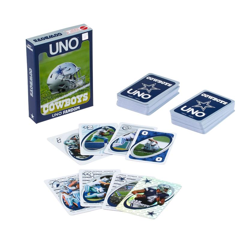 UNO Fandom NFL Dallas Cowboys Game Deck Best Seller