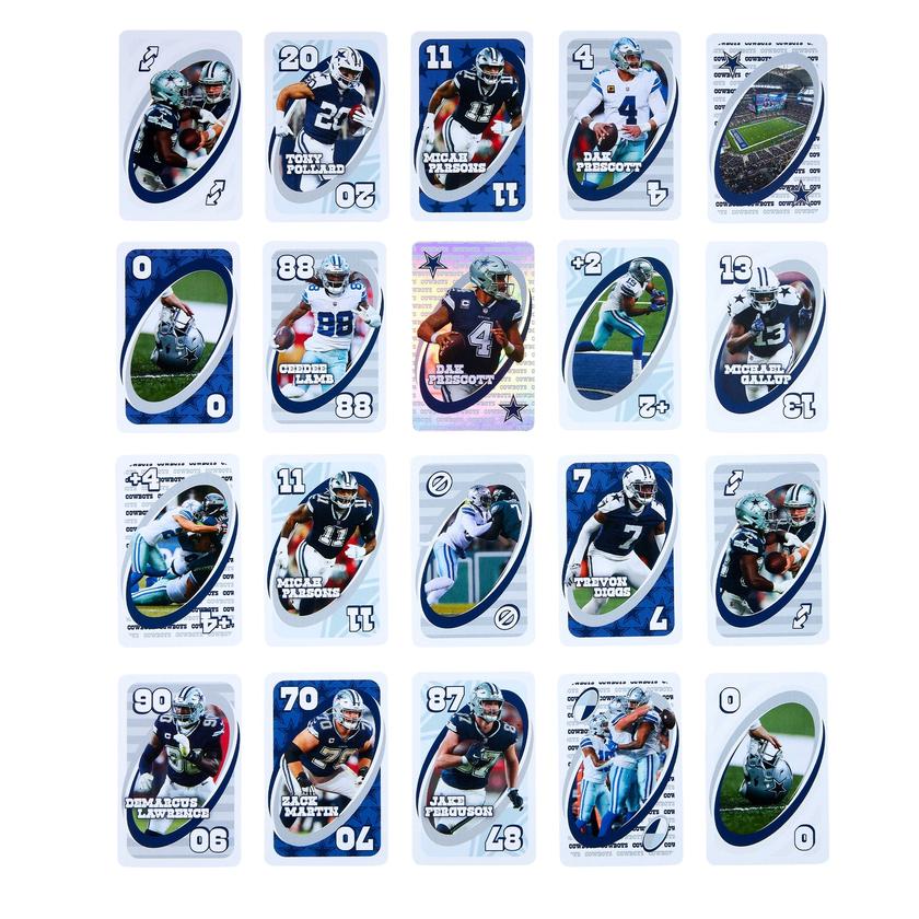 UNO Fandom NFL Dallas Cowboys Game Deck Best Seller