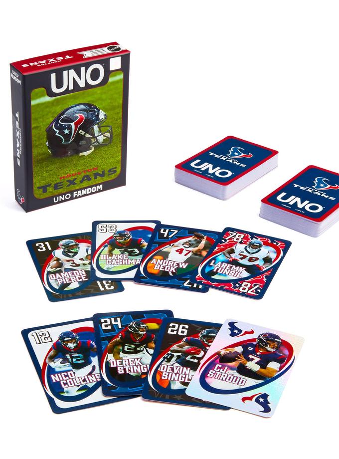 UNO Fandom NFL Houston Texans Game Deck Free shipping