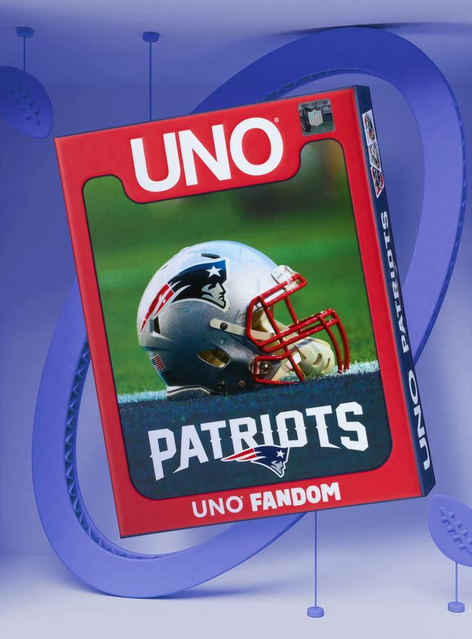 UNO Fandom NFL New England Patriots Game Deck Same Day Delivery