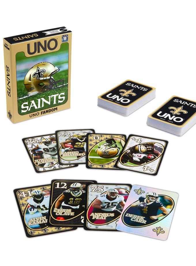 UNO Fandom NFL New Orleans Saints Game Deck Best Buy