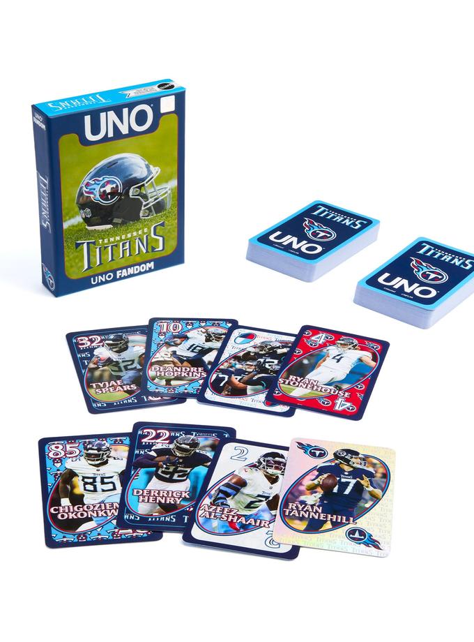 UNO Fandom NFL Tennessee Titans Game Deck Same Day Delivery