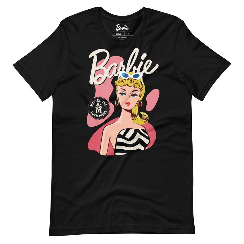 Vintage Barbie Black T-Shirt Best Seller