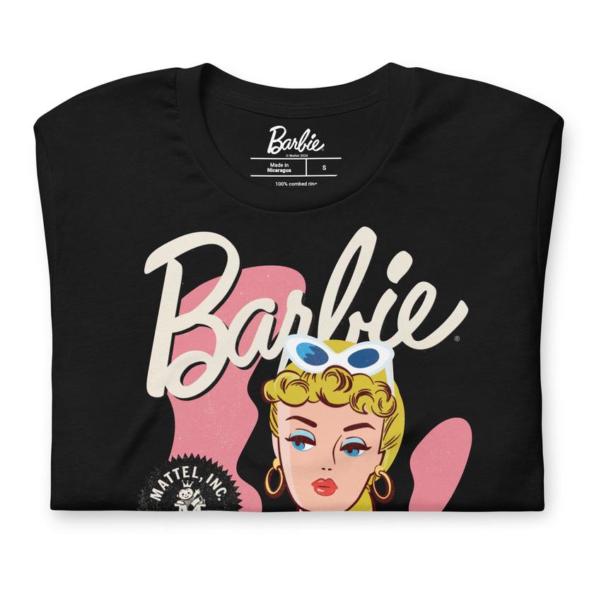 Vintage Barbie Black T-Shirt Best Seller