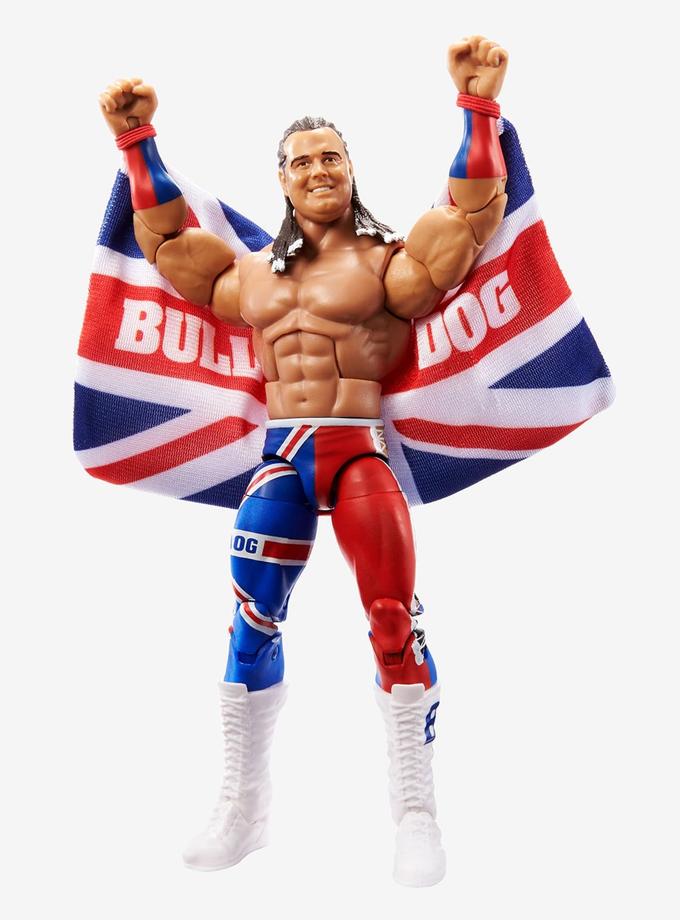 WWE British Bulldog™ Elite Collection Action Figure New Arrival