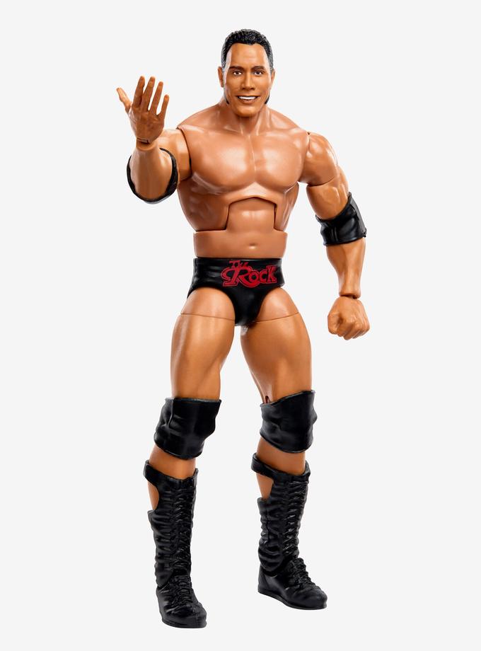 WWE Elite Collection The Rock Action Figure Best Buy