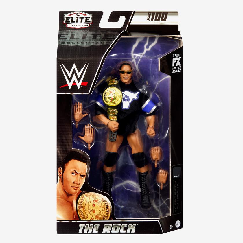 WWE Elite Collection The Rock Action Figure Best Buy