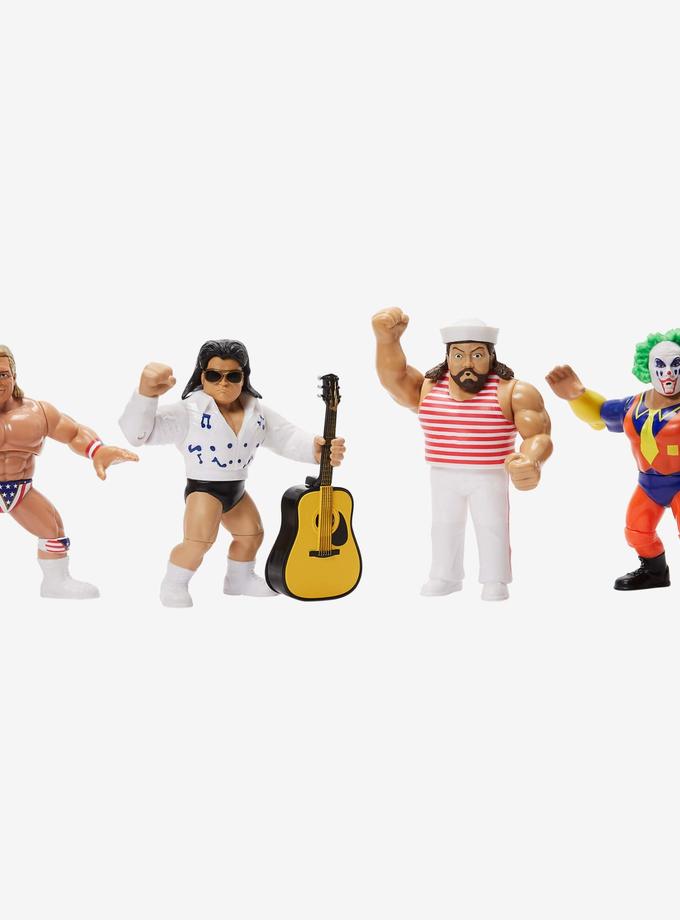 WWE Retro Action Figure 4-Pack Bundle New Arrival