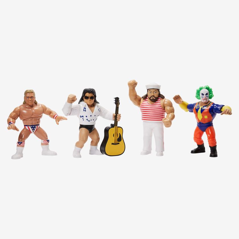 WWE Retro Action Figure 4-Pack Bundle New Arrival