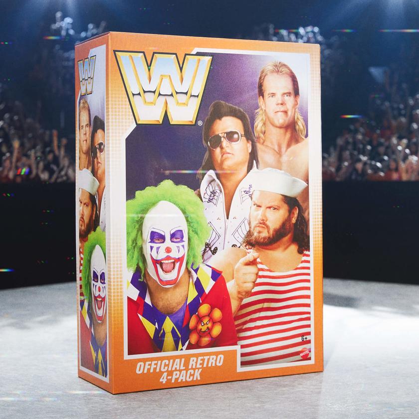 WWE Retro Action Figure 4-Pack Bundle New Arrival