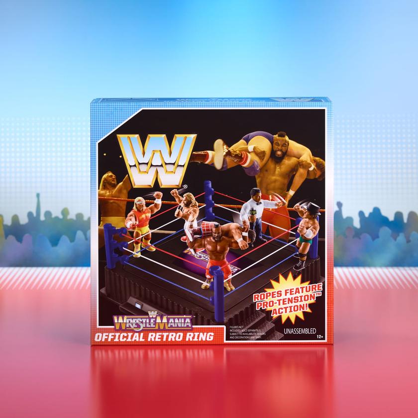 WWE Retro WrestleMania Ring for Retro Action Figures On Sale