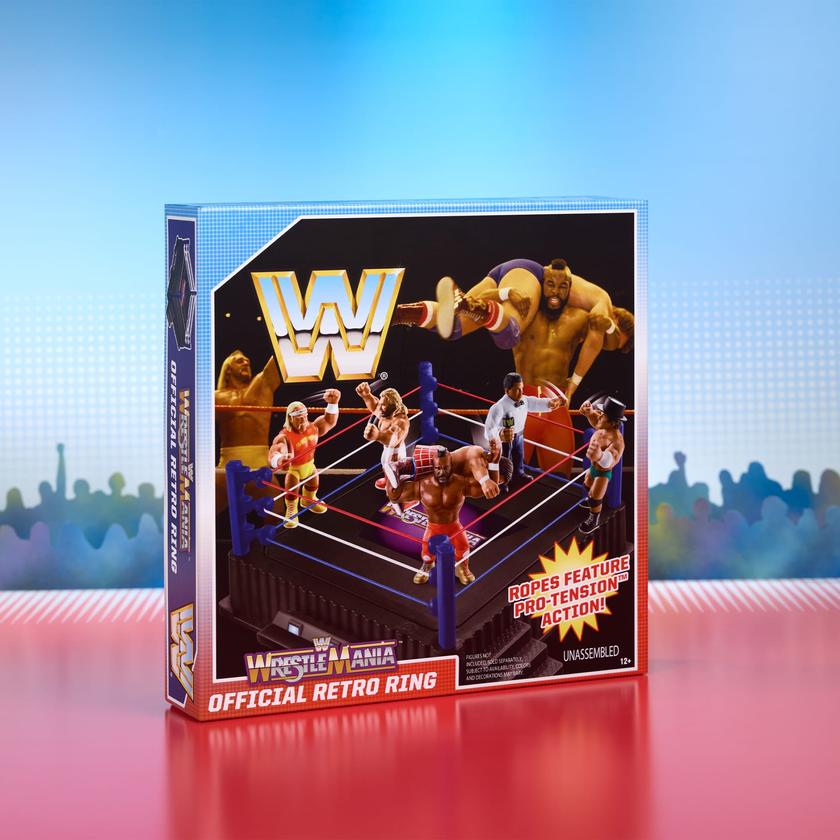 WWE Retro WrestleMania Ring for Retro Action Figures On Sale