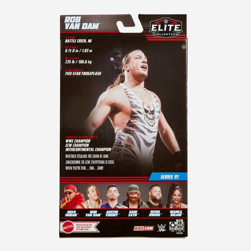 WWE Rob Van Dam Elite Collection Action Figure New Arrival