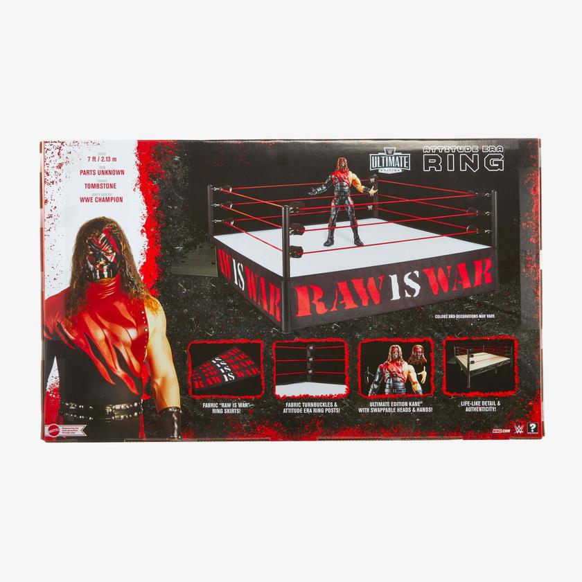 WWE Ultimate Edition Attitude Era Ring and Kane Figure Best Price